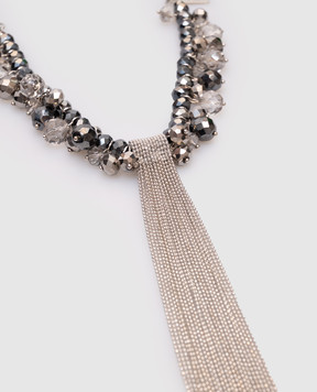 Peserico Silver necklace with monil chain A35480C0CC617