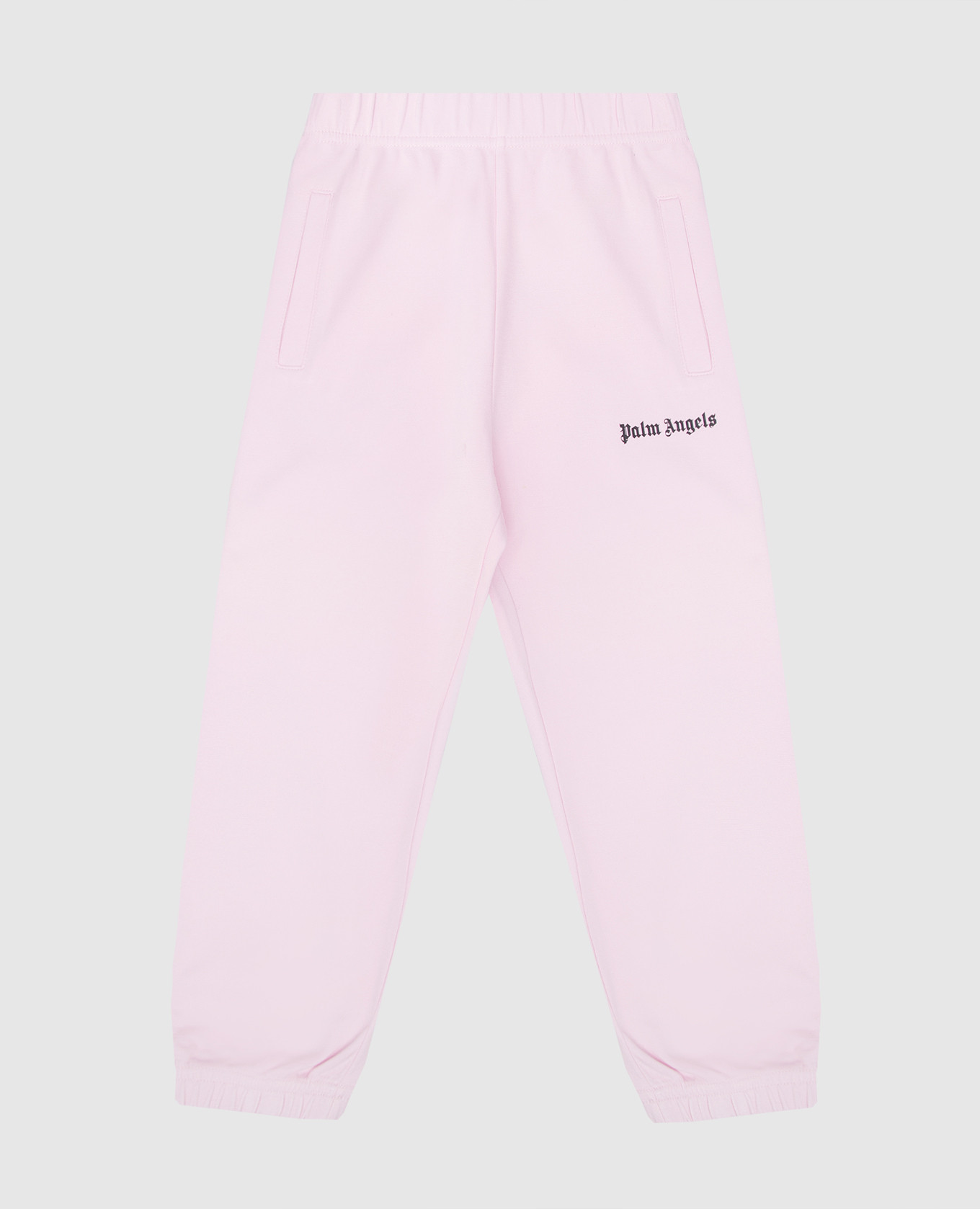 

Children's pink sweatpants with a logo print Palm Angels