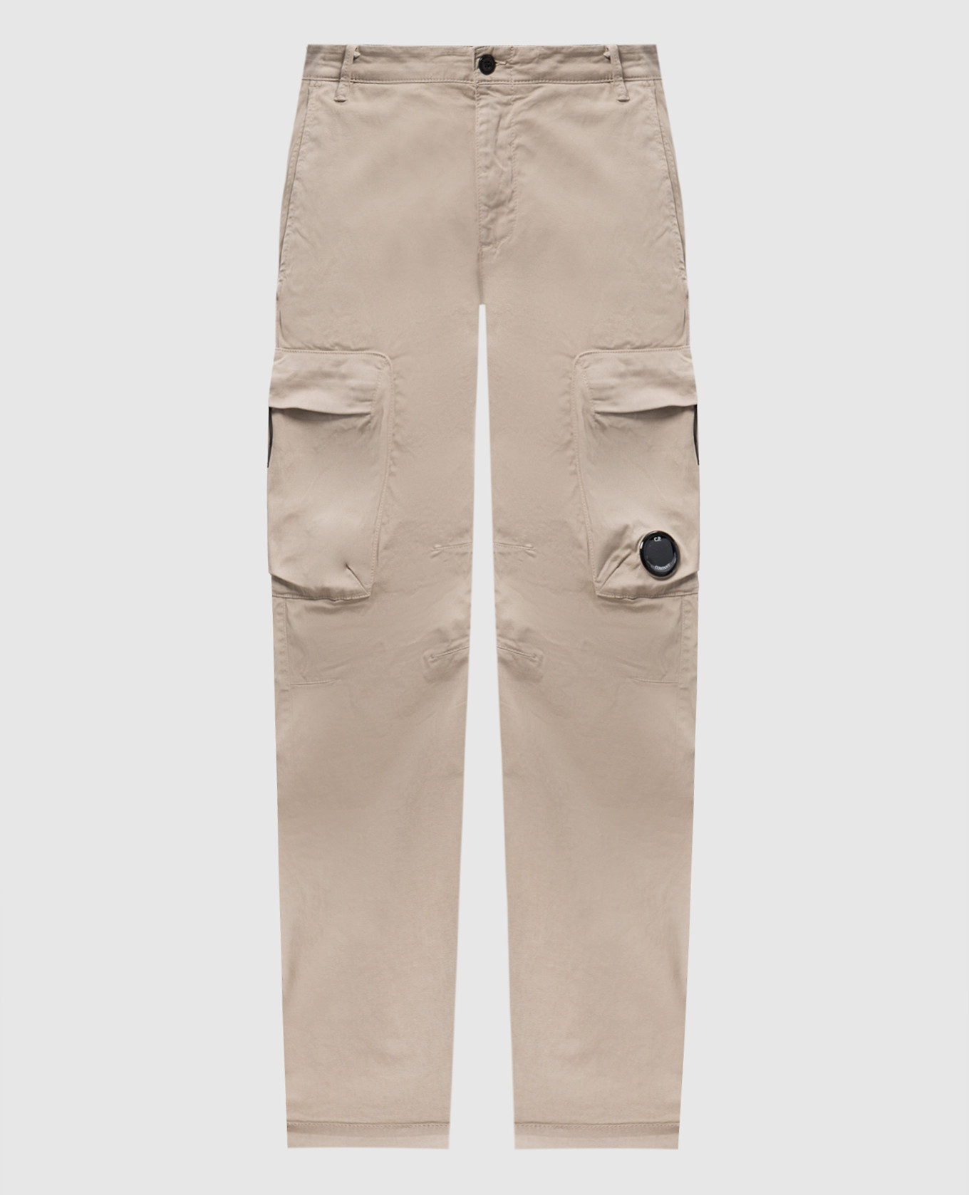 

Beige cargo with logo C.P. Company