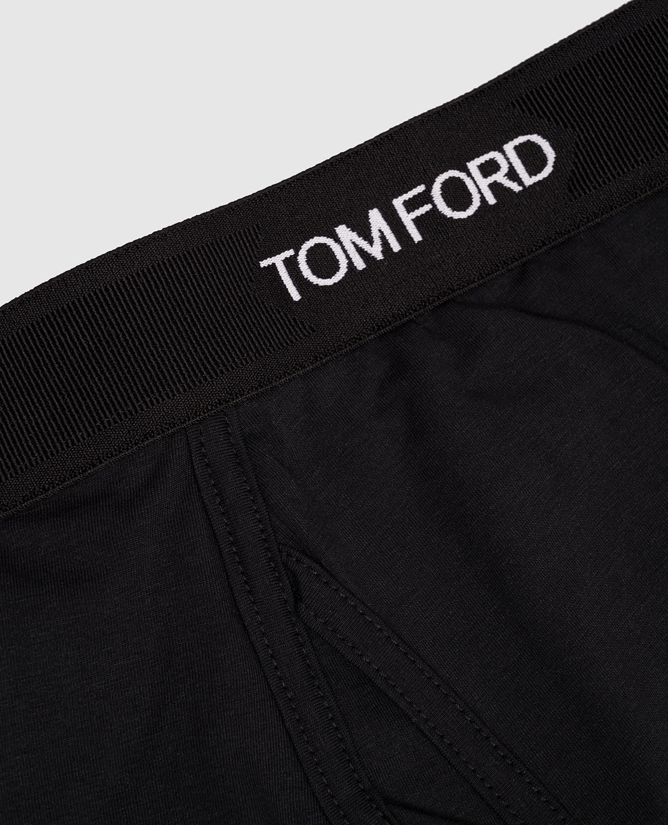 

Black boxer briefs with logo pattern Tom Ford