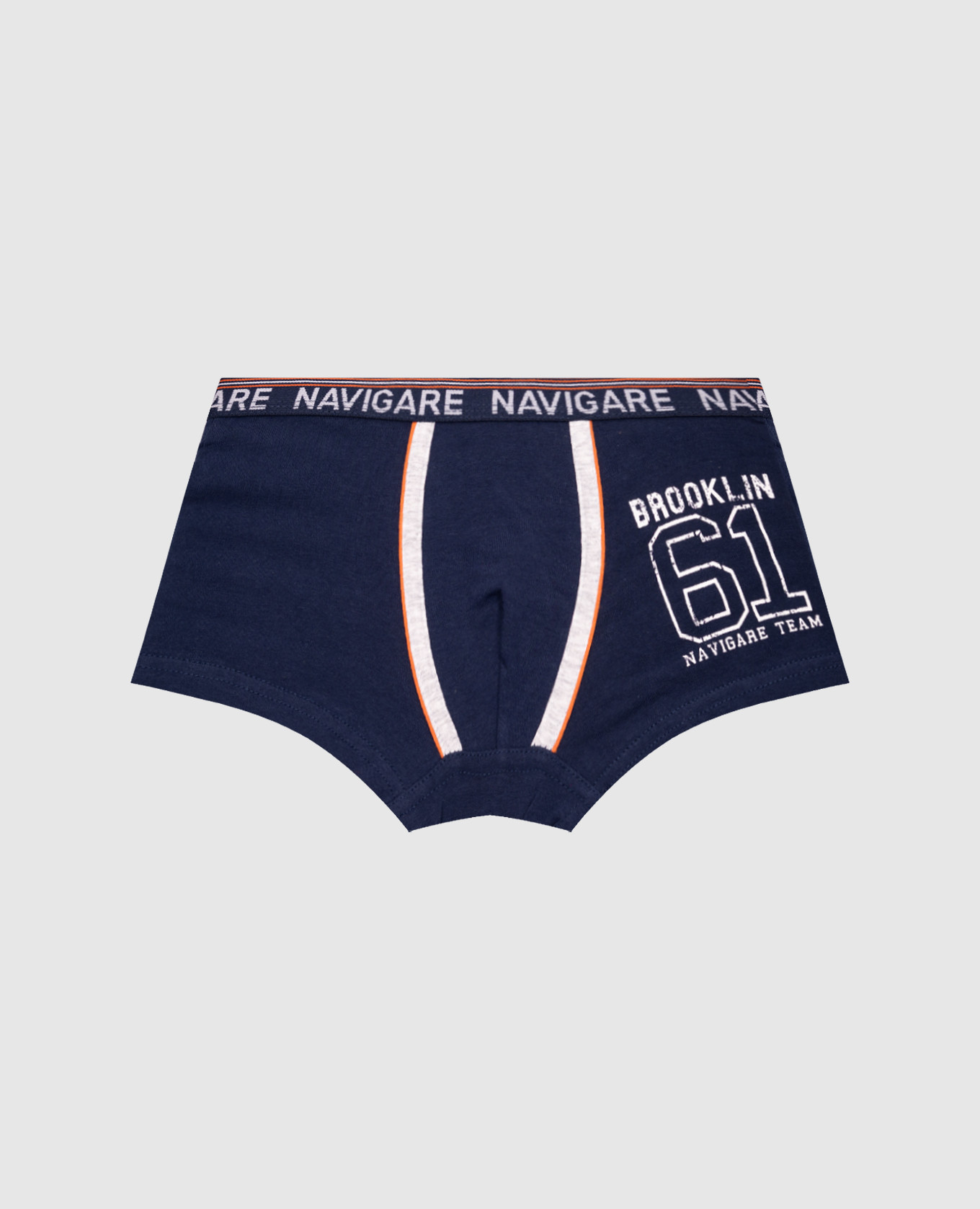 Children's blue boxer briefs with a print