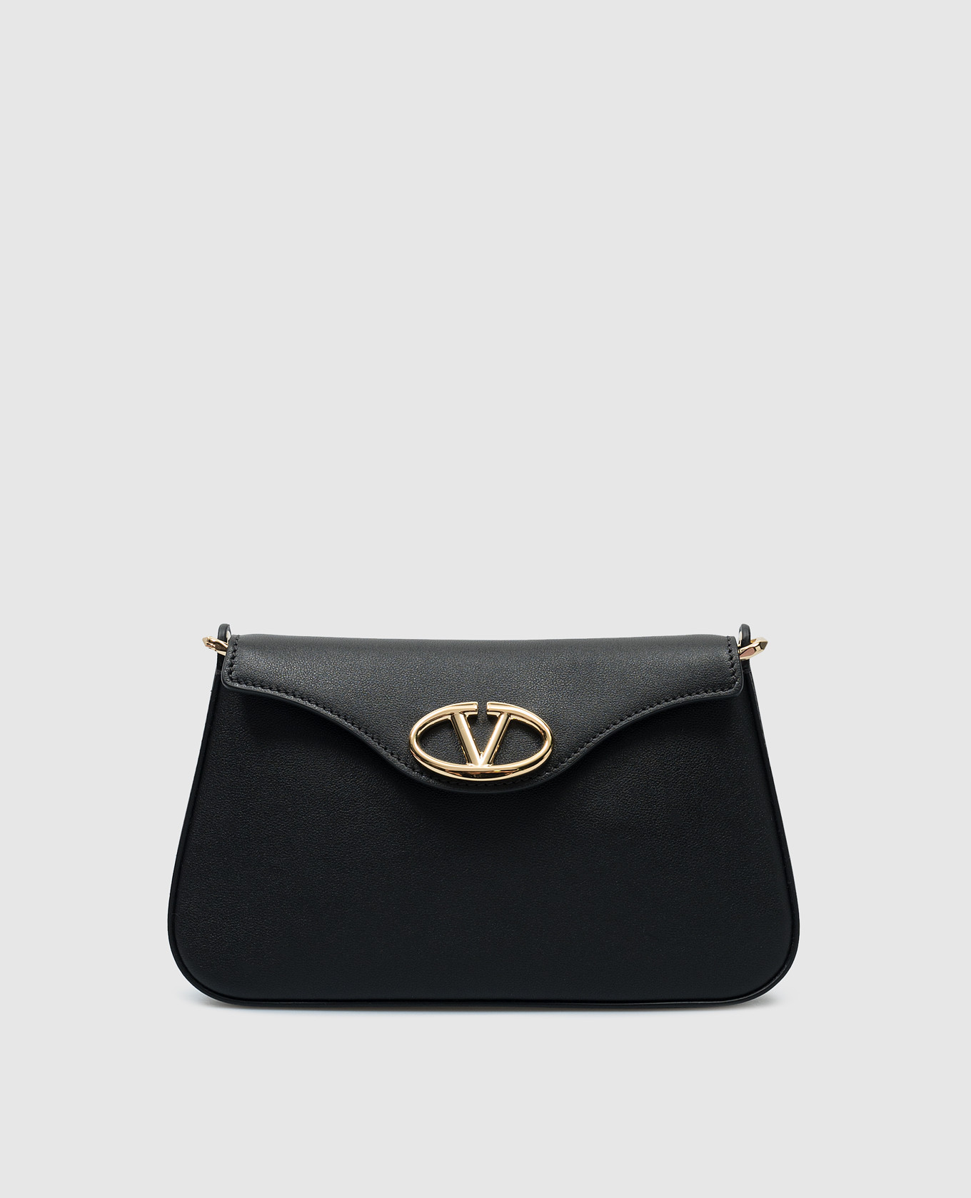 

Black leather bag with VLogo Signature logo Valentino