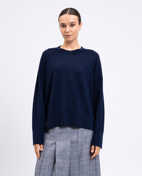 Momoni Larkin blue wool sweater MOKN011MO34