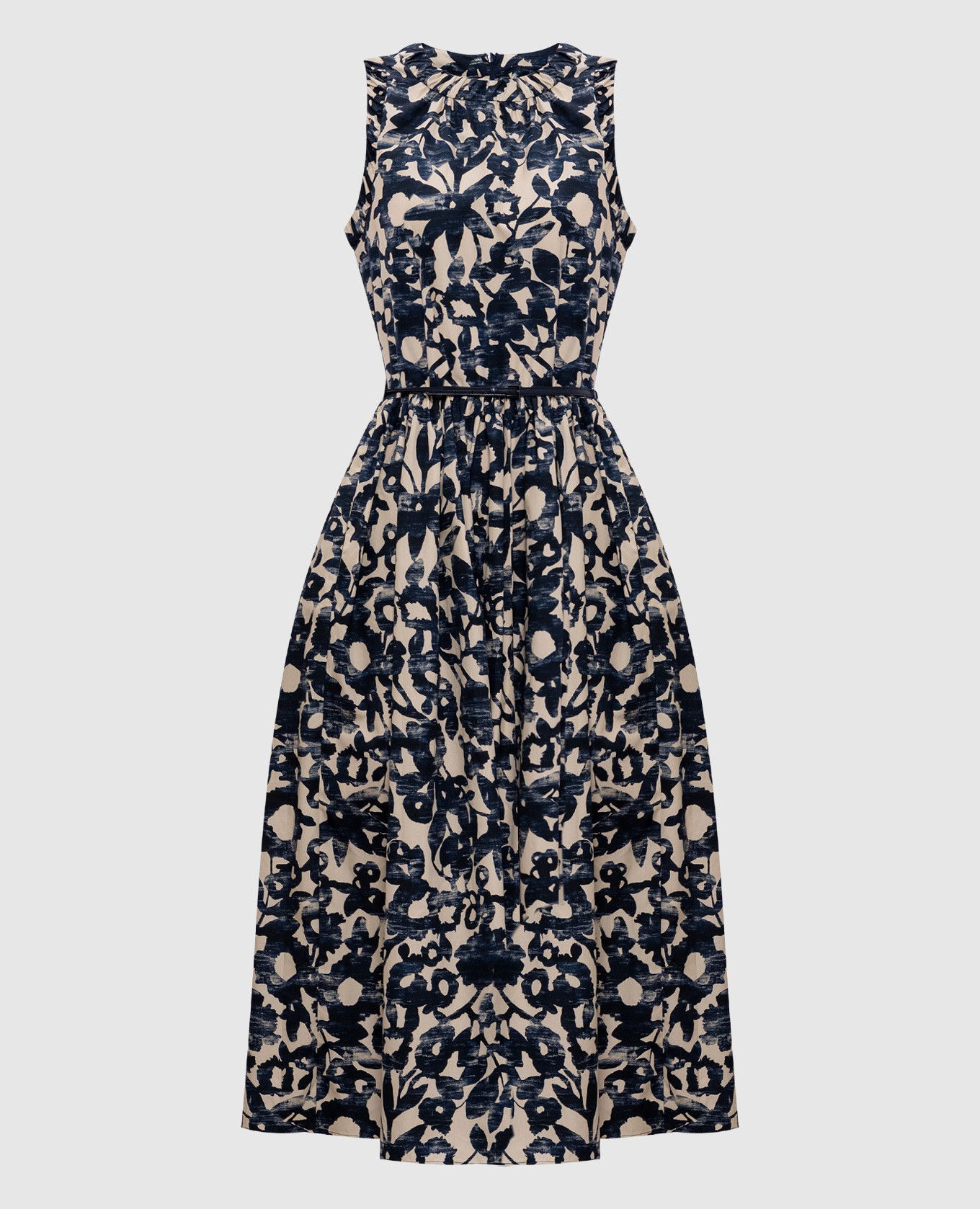 

MARLENA blue dress with floral print Max Mara