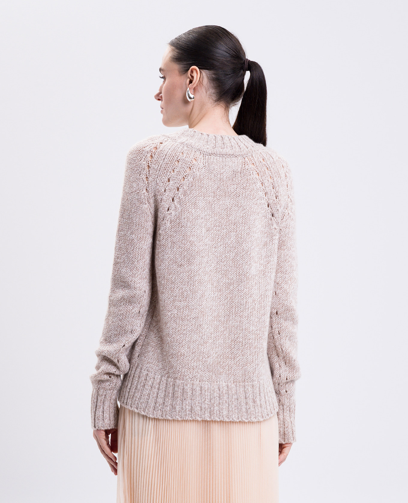 

Beige cashmere sweater Ermanno Scervino