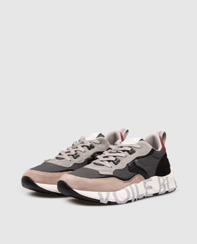 Voile Blanche Gray combination sneakers CLUB01 0012017465141E08