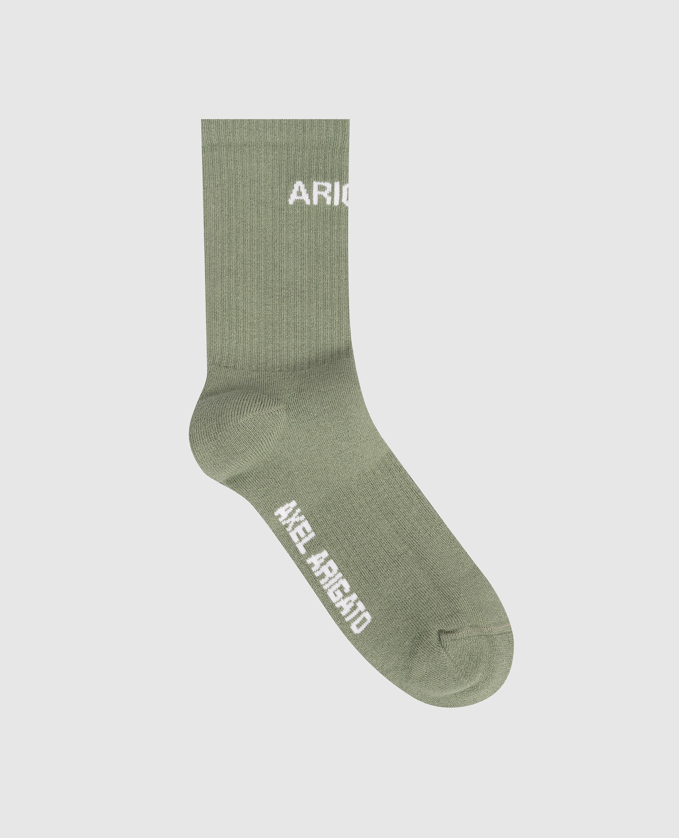 

Green socks with logo Axel Arigato