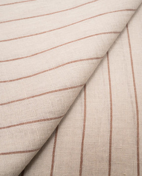 Brunello Cucinelli Beige striped linen stole MSCDAGL39