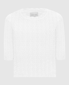 Lou Lou Studio Culli's white ribbed top CULLI