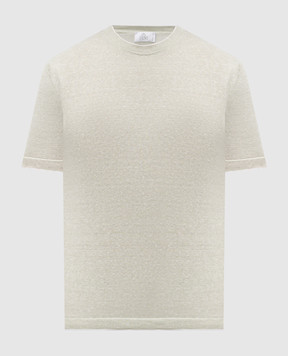 Pini Parma Green linen t-shirt TSHLICOGREE