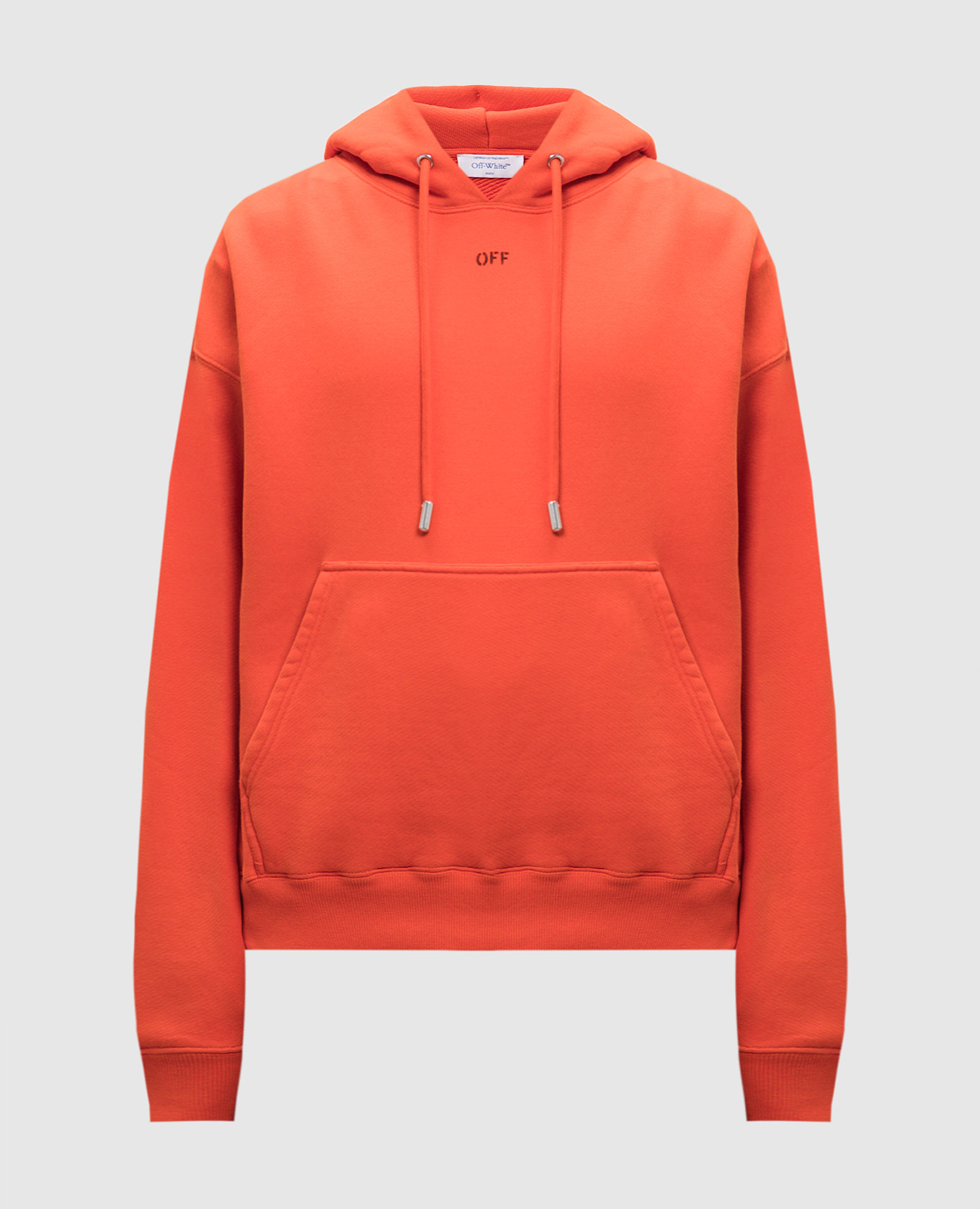 

Orange hoodie with Arrow logo print Off-White