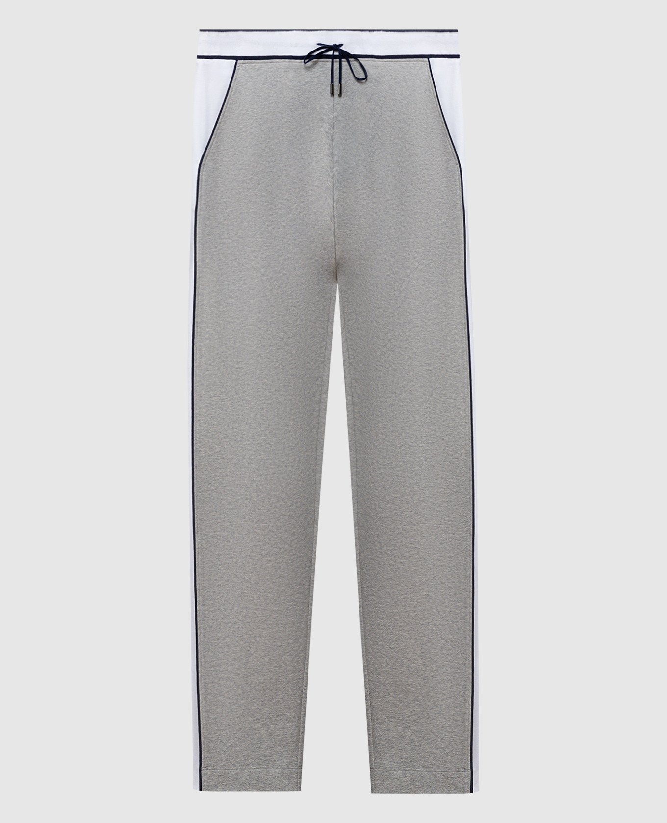 

Gray sweatpants with monogram logo embroidery Stefano Ricci, Grey