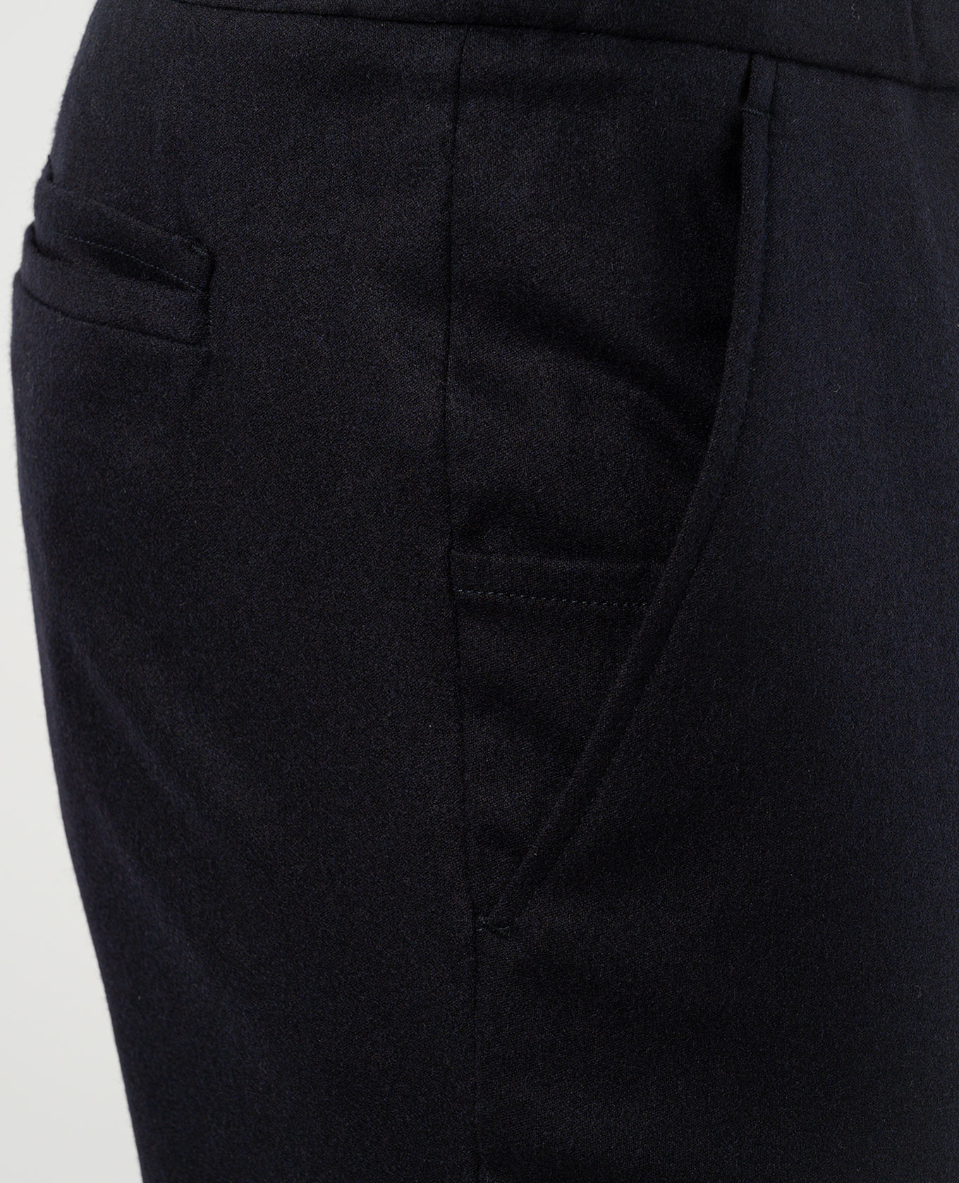 Blue pants made of wool Enrico Mandelli 5