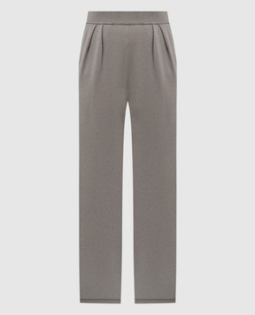 LISA YANG Gray Cashmere Joey Pants 2024058