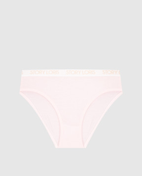 Story Loris Children's pink panties with logo 25377