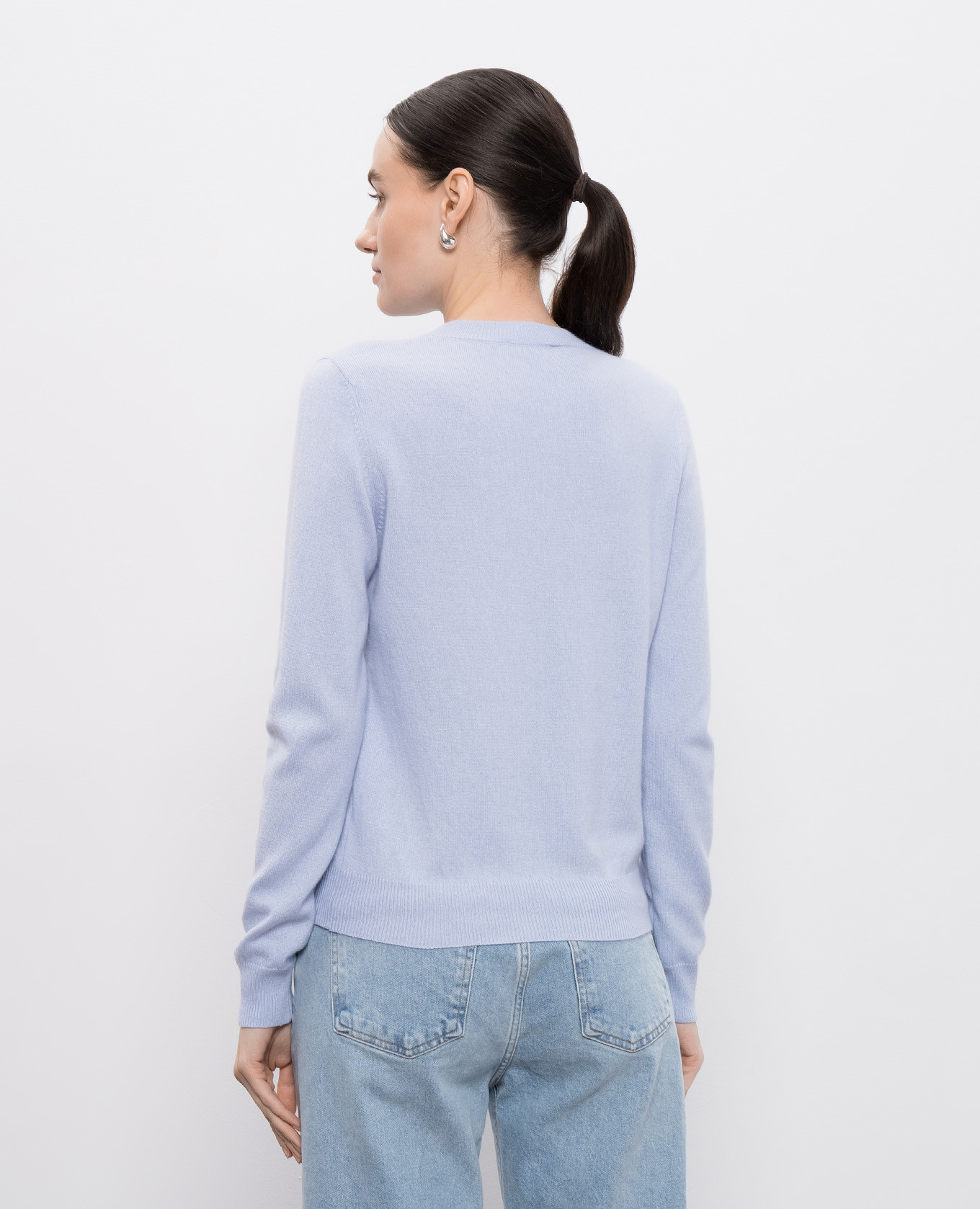 

Blue wool, silk and cashmere jumper Peserico, Light blue