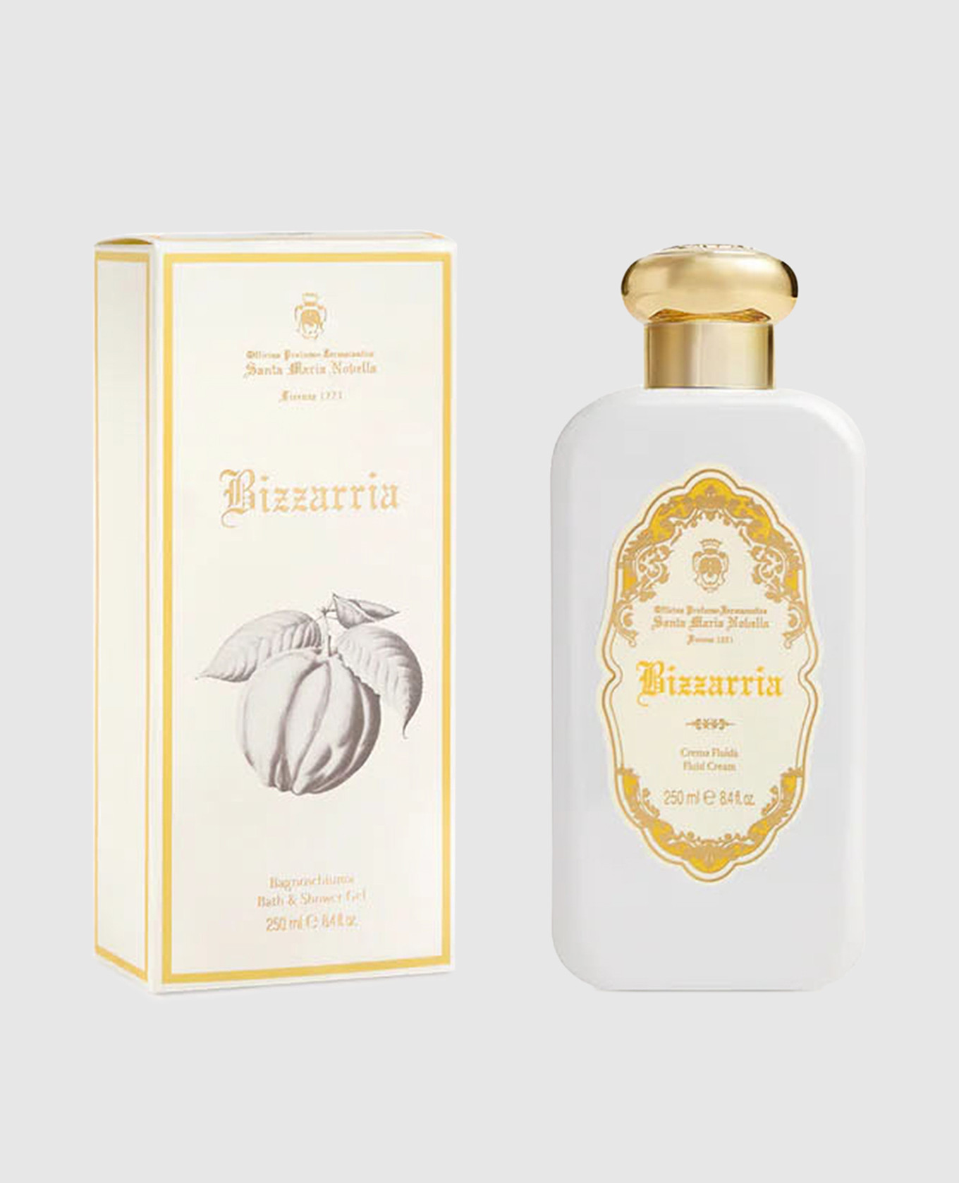 Women's body cream-fluid bizzarria 250 ml santa maria novella