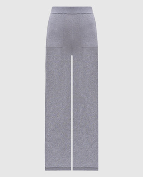 Peserico Gray pants with lurex S94096F14G9173