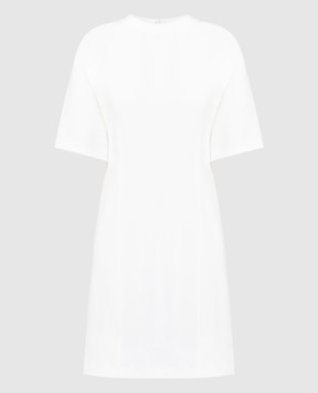 Valentino Structured Couture white sheath dress 4B0VA8Q58HF