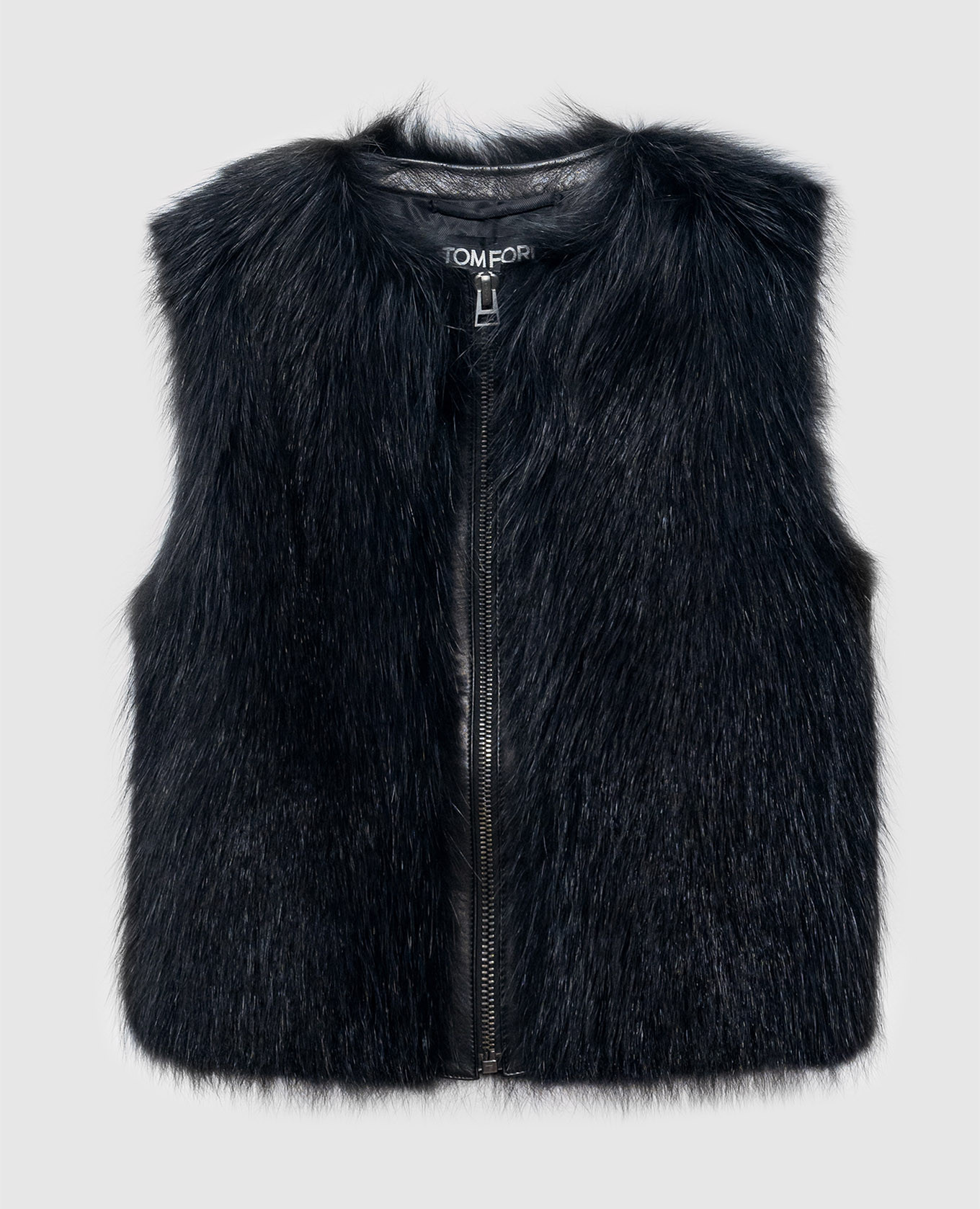 

Black fur vest Tom Ford