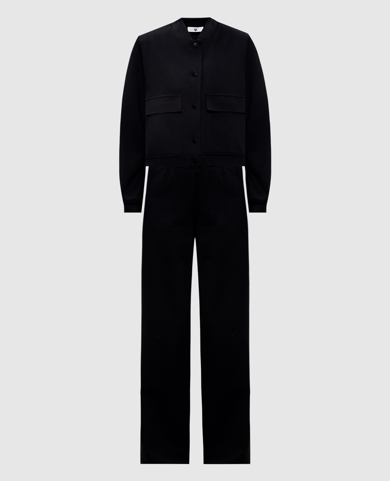 

Black tracksuit with metallic logo Twinset