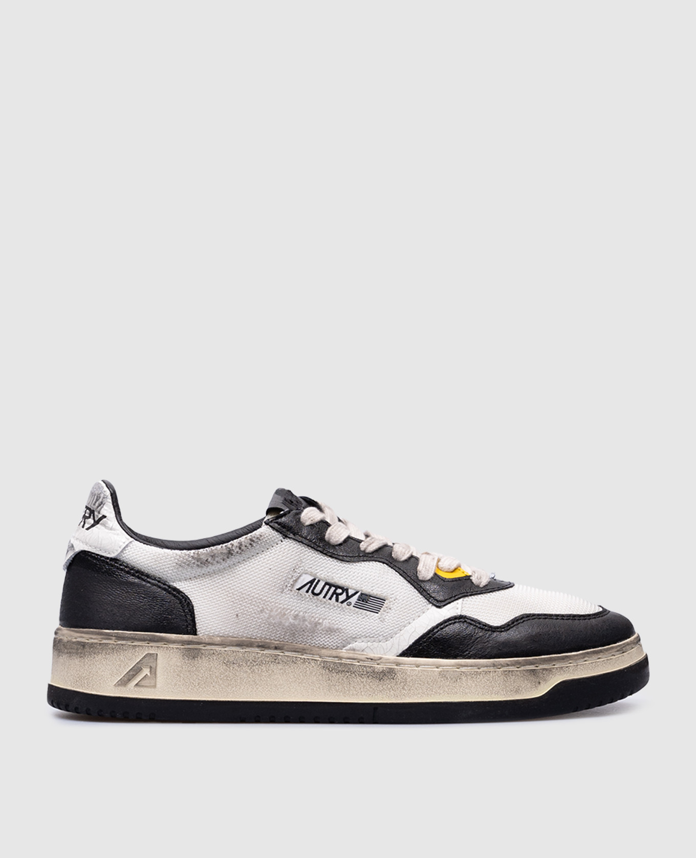 

Black SUPER VINTAGE combined sneakers AUTRY