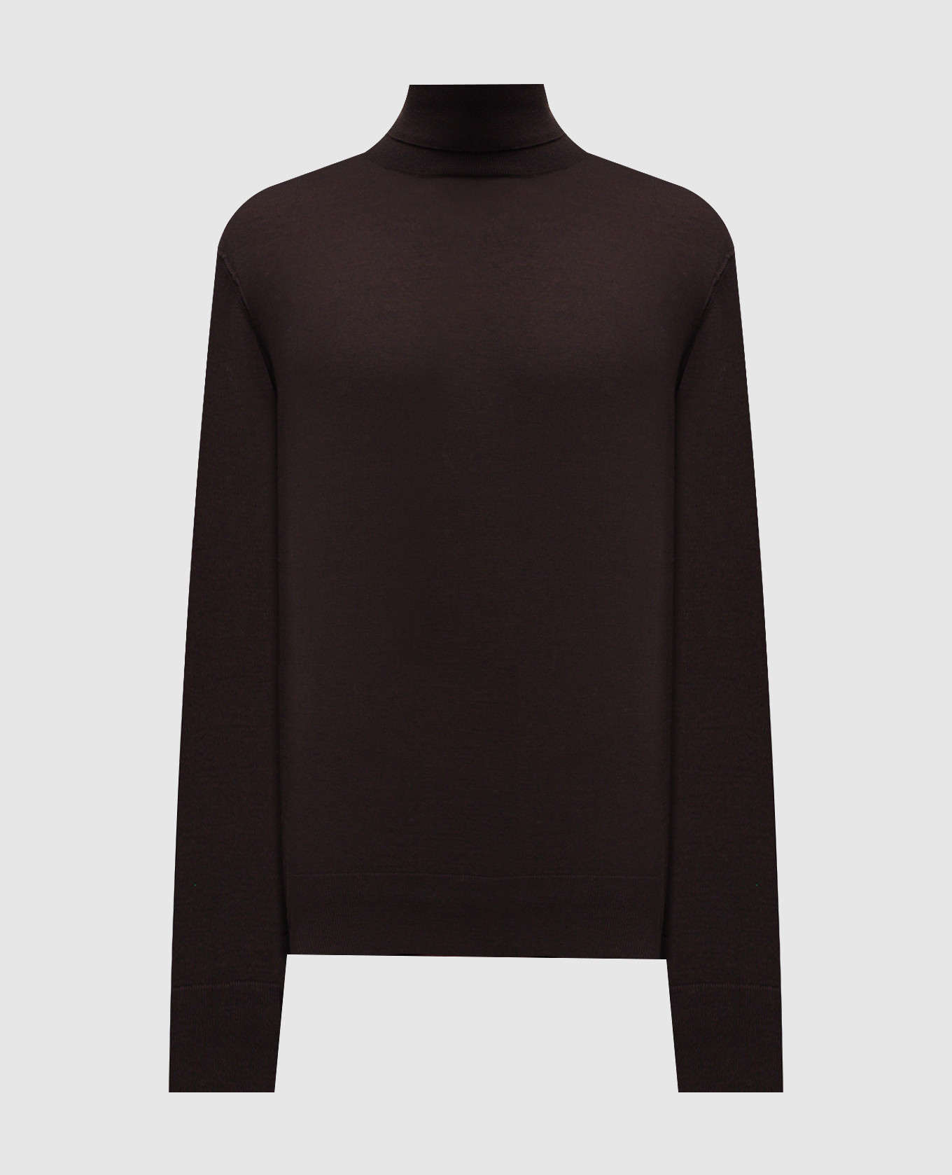 Brown cashmere turtleneck Dolce&Gabbana