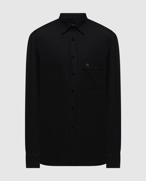 Stefano Ricci Black linen shirt MC007728EX2903