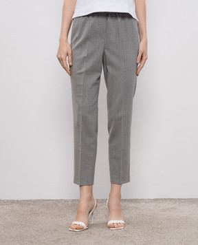 Peserico Gray pants with wool P0457202660