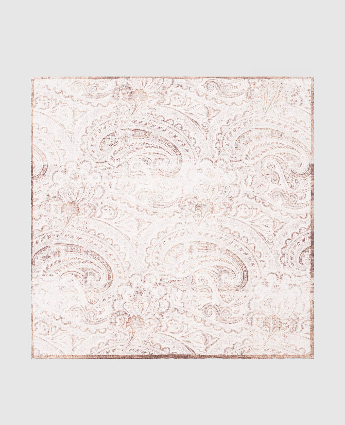

Reversible paisley silk scarf Brunello Cucinelli, White