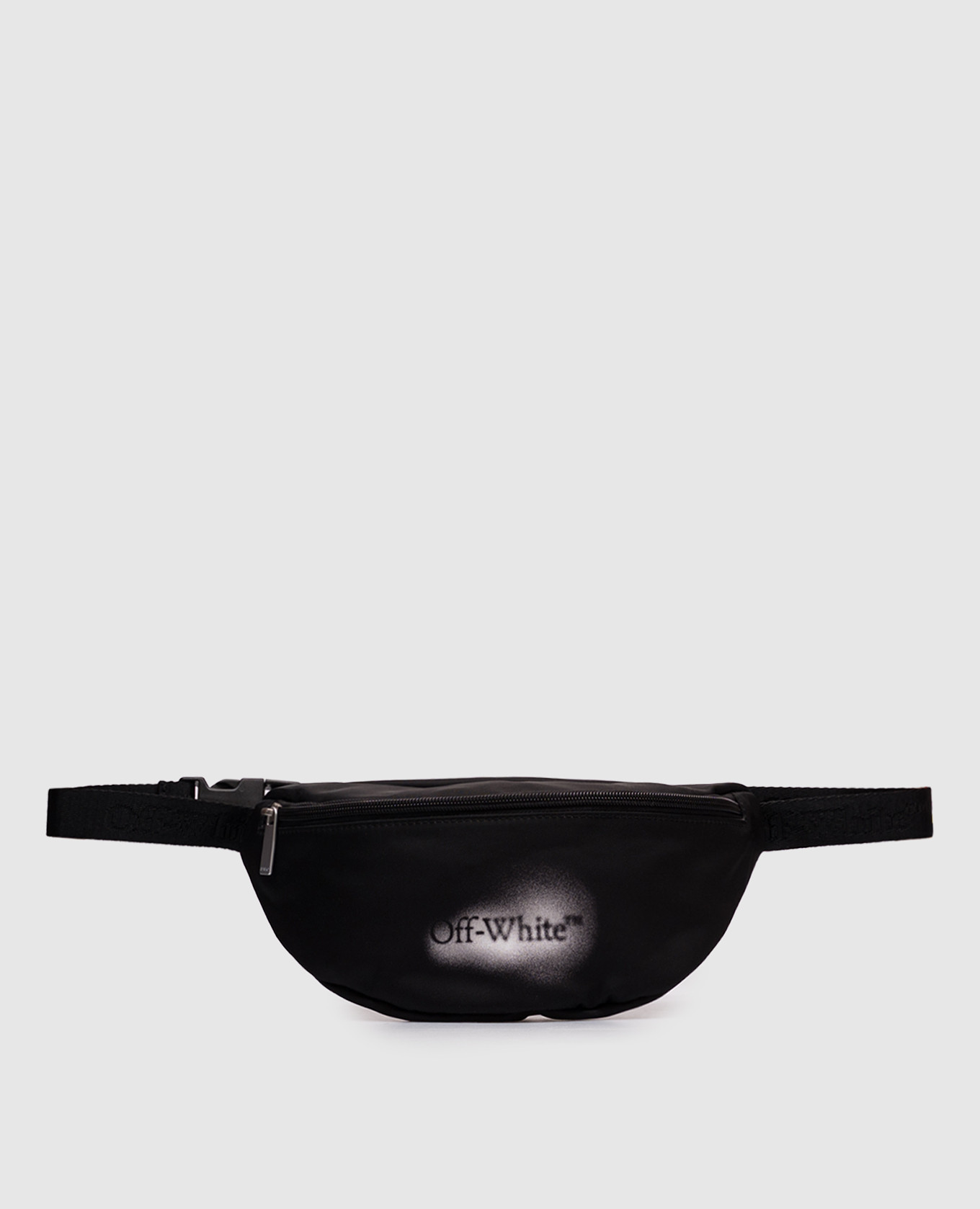 

Kids' black belt bag with Spray logo print Off-White