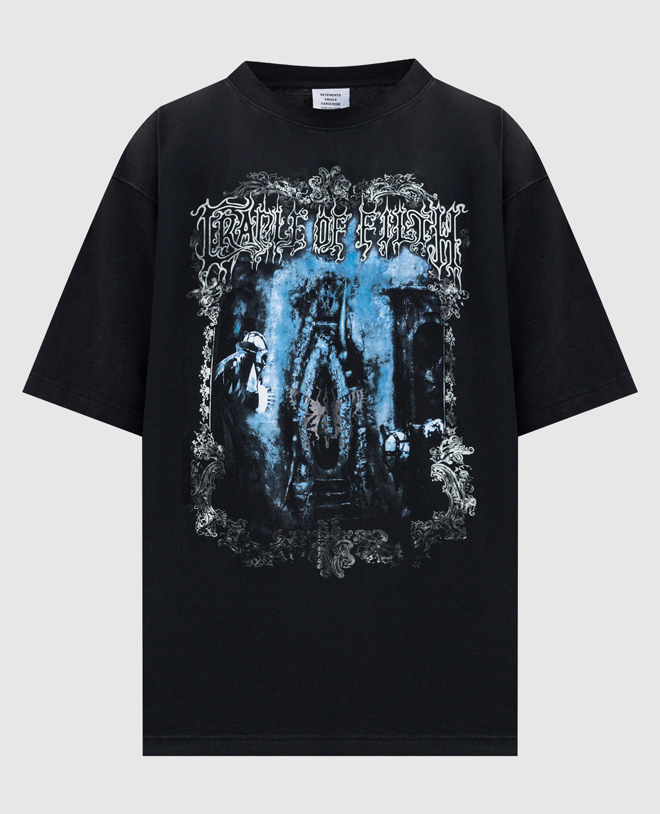 Black T-shirt with print Vetements