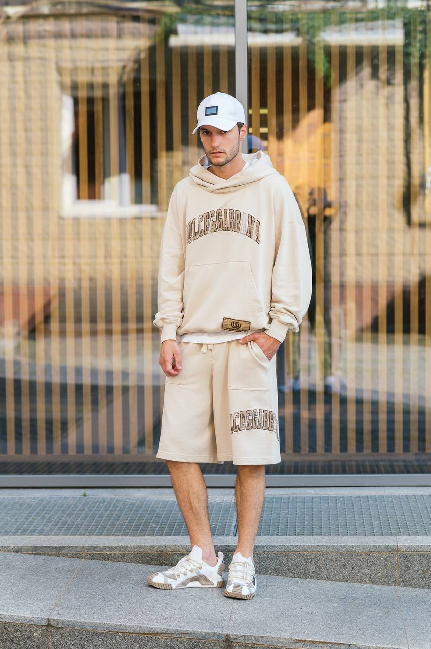 

Beige logo hoodie Dolce&Gabbana