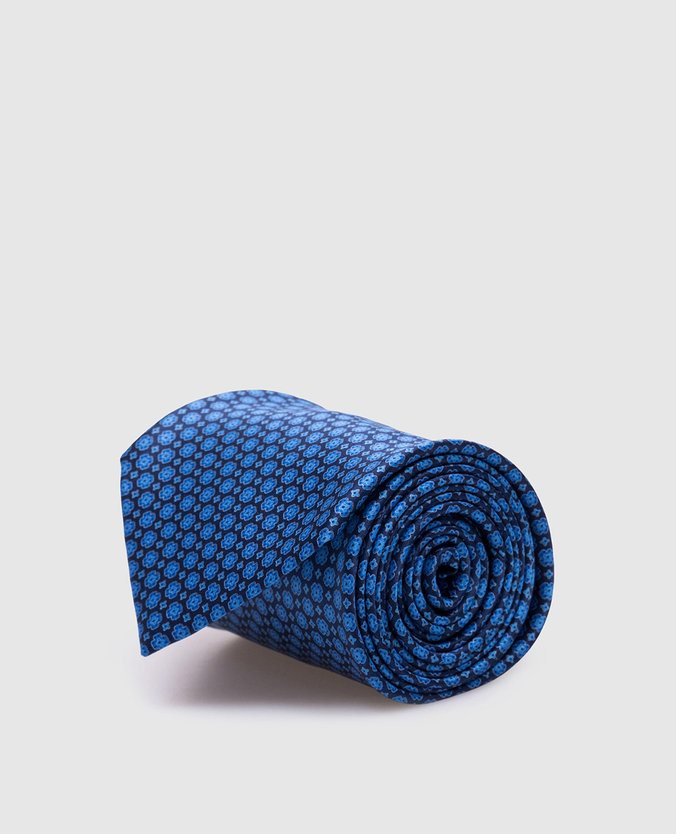 

Blue silk tie with patterned crystals Stefano Ricci