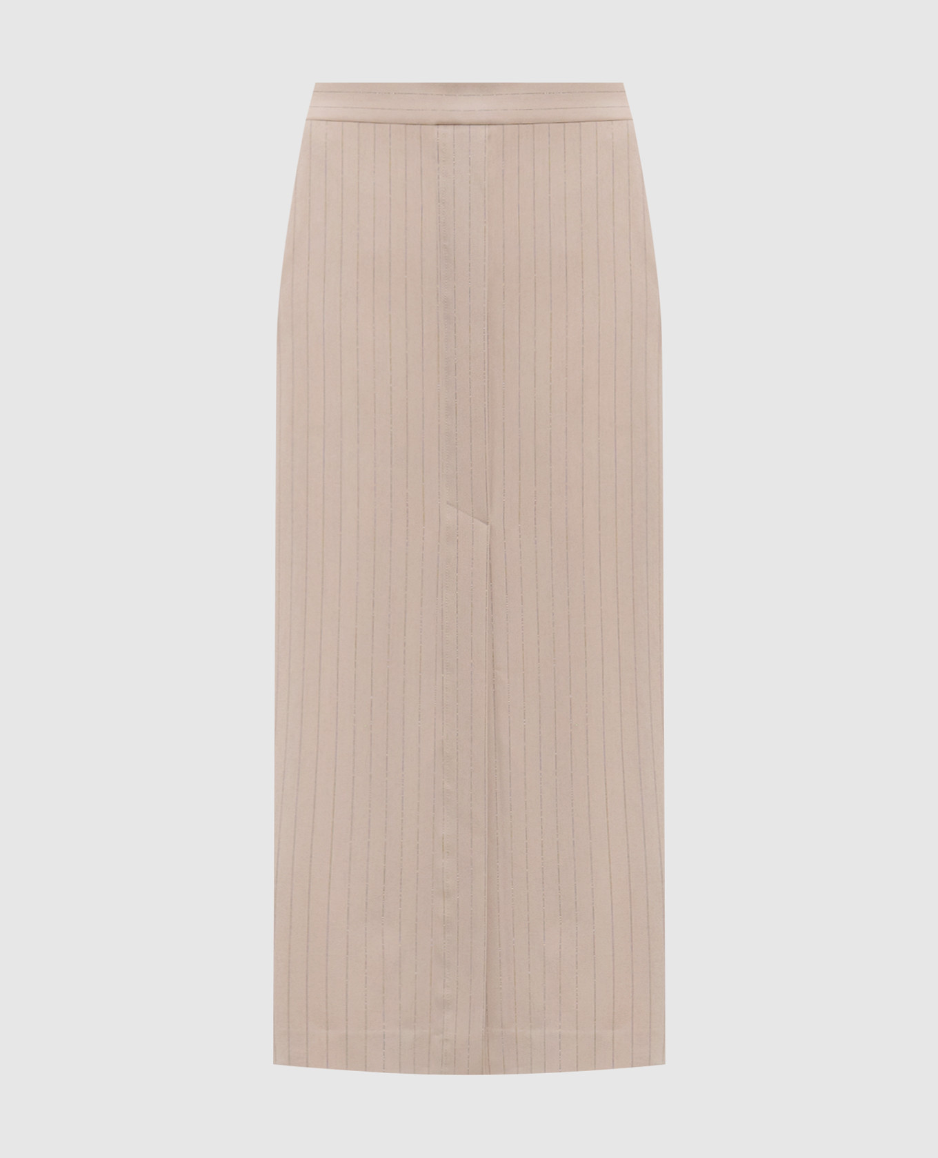 

Beige striped midi skirt Twinset