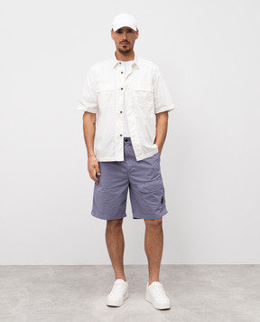 C.P. Company White shirt with logo MSH245A005691G