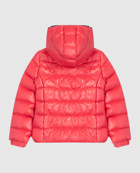 Moncler ENFANT Children's pink down jacket with logo patch K29541A5271068950810