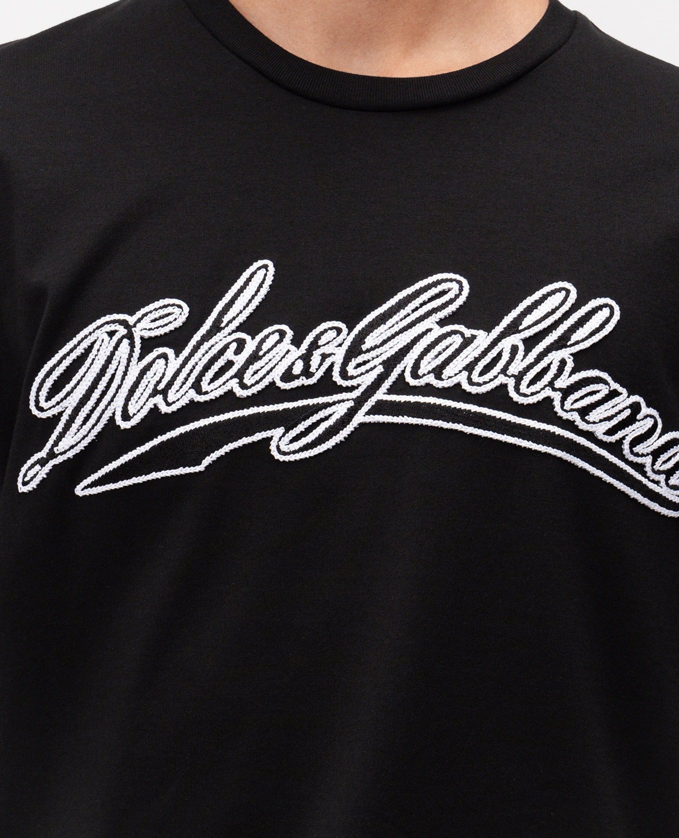 

Black T-shirt with logo Dolce&Gabbana