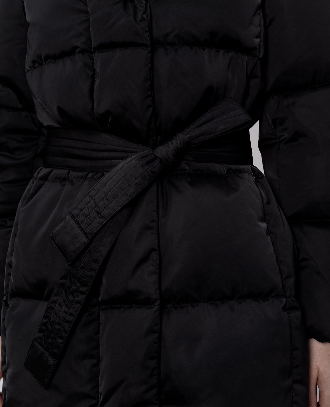 

Black quilted down jacket Peserico