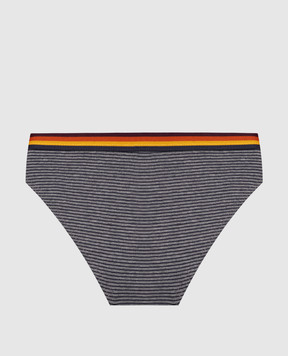 RiminiVeste Navigare gray striped briefs for children 728ZB