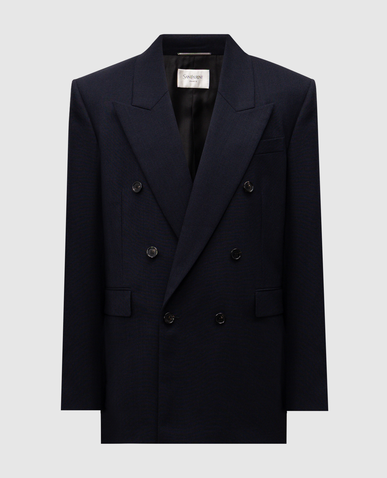 

Blue double-breasted wool jacket Saint Laurent
