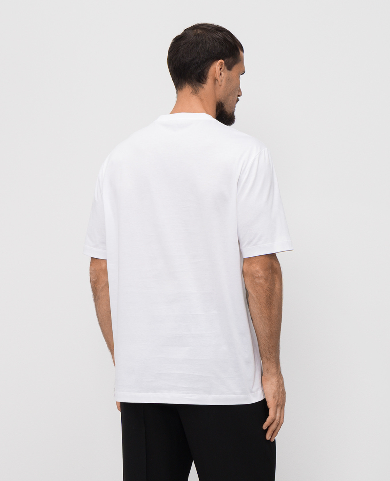 

White T-shirt with print Versace