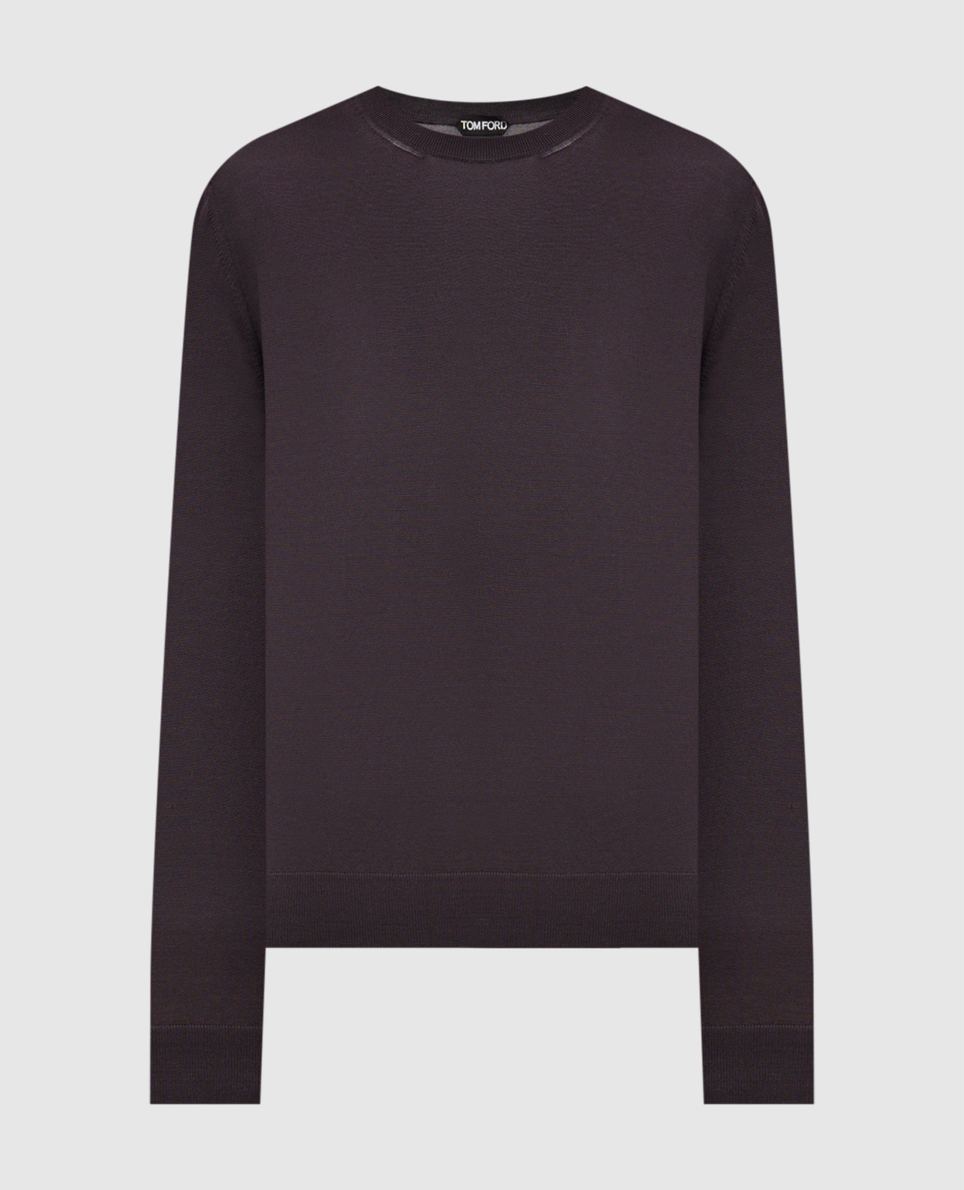 Gray silk jumper