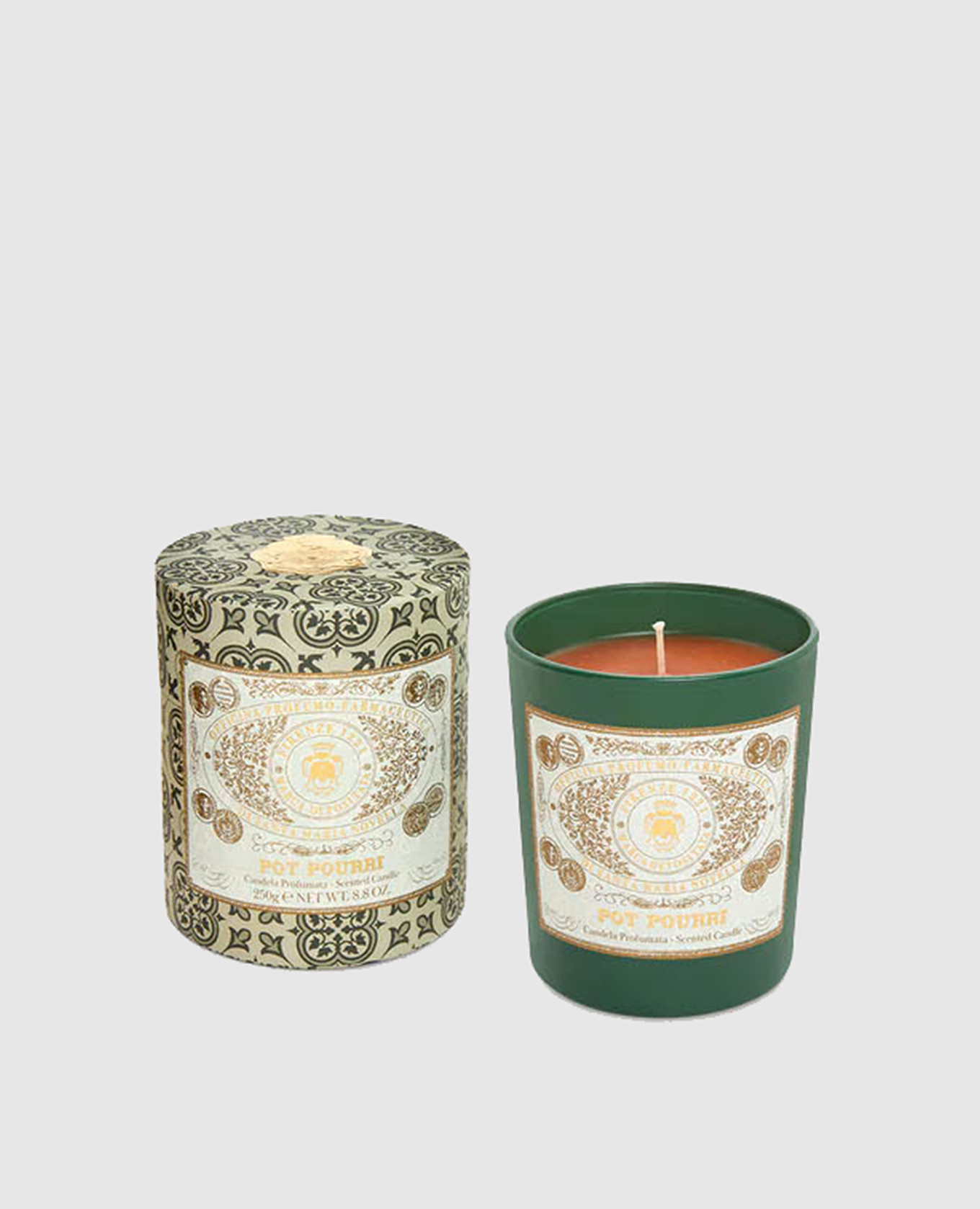 

Scented Pot Pourri candle in a candle holder Santa Maria Novella, Orange