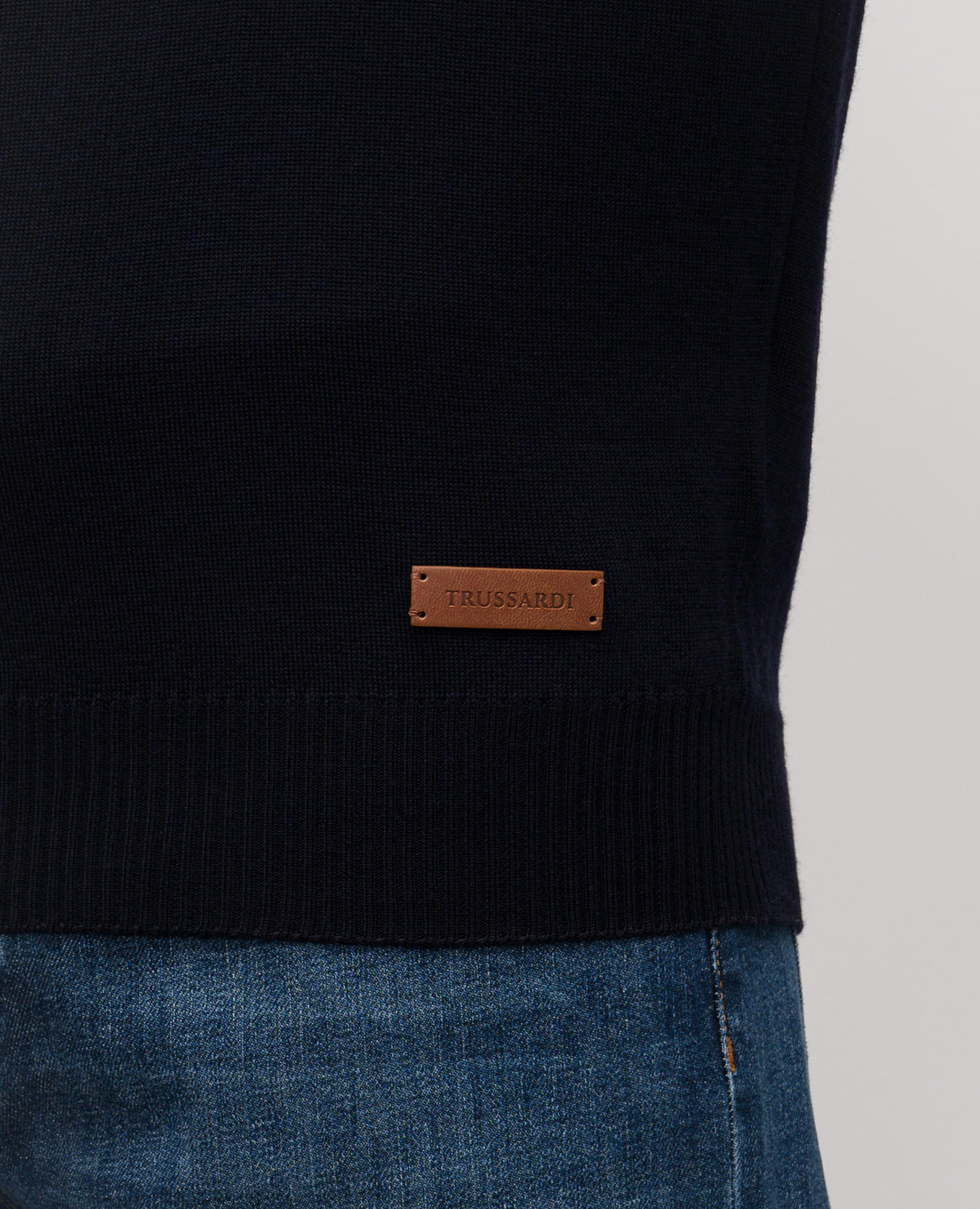 Blue wool jumper Trussardi 5