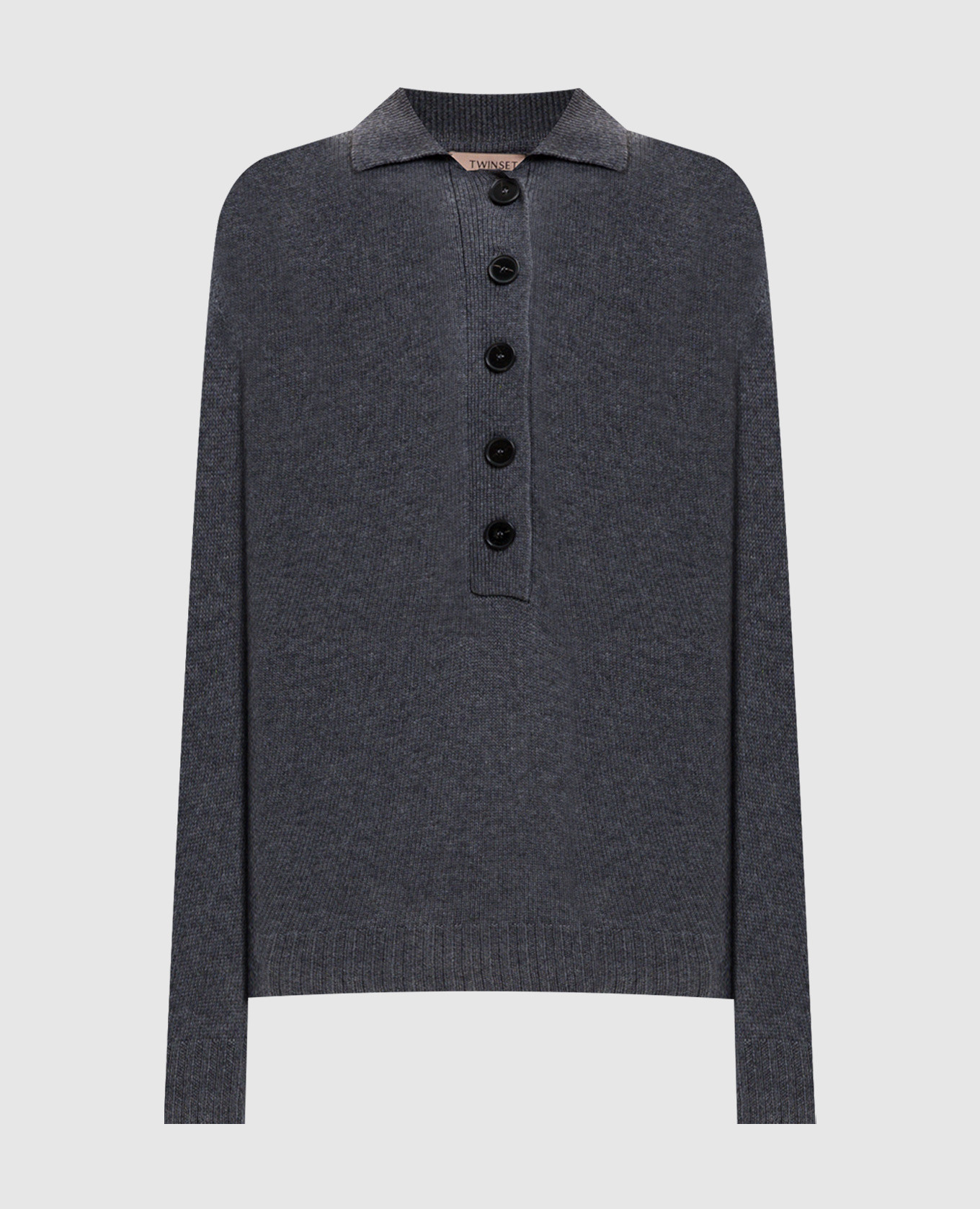Gray sweater with wool Twinset