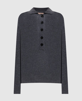 Twinset Gray sweater with wool 252TF3021