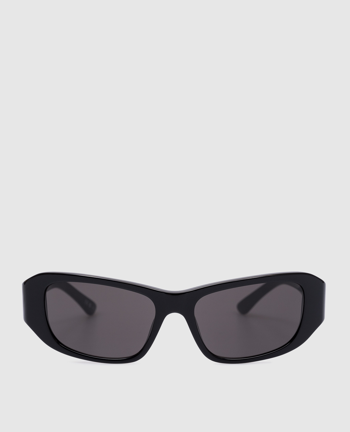 Black glasses with a logo Balenciaga