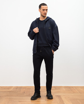 Dolce&Gabbana Blue sweatpants with logo G4ZCATG7JYX