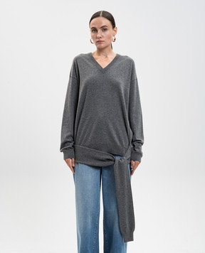 Dolce&Gabbana Gray cashmere pullover FXY21ZJBW0Q